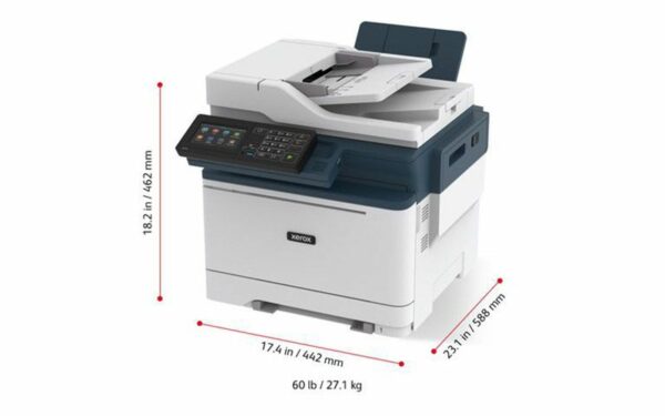 Imprimante couleur multifonction Xerox® C315 dimensions